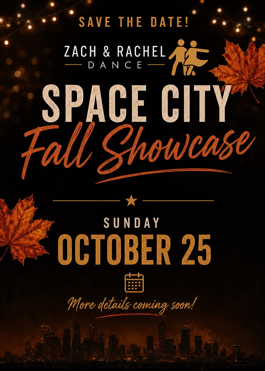 Save the Date — Space City Fall Showcase, Sunday October 25